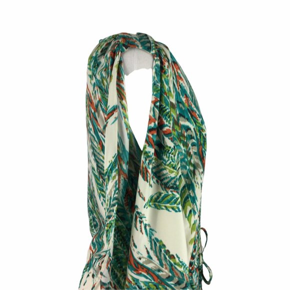 ECI Tropical Batwing Cold Shoulder Top, Size Small - Picture 2 of 7